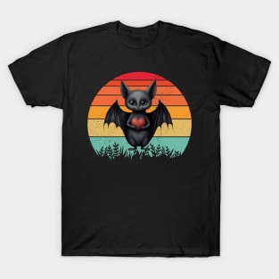 Cute Bat With Heart T-Shirt